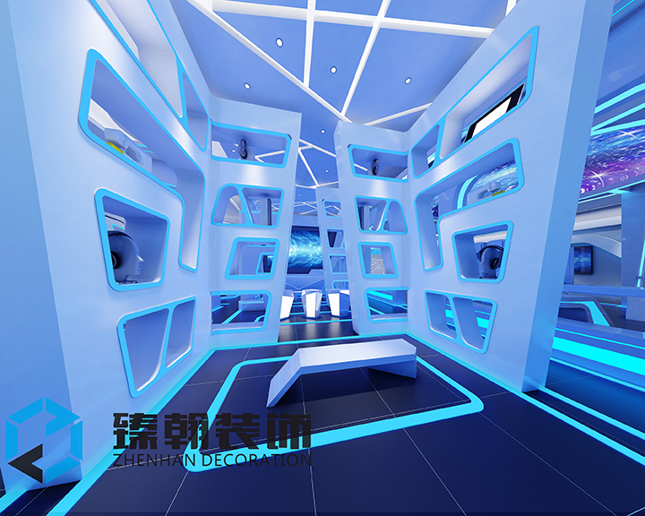 400㎡量子展厅设计案例