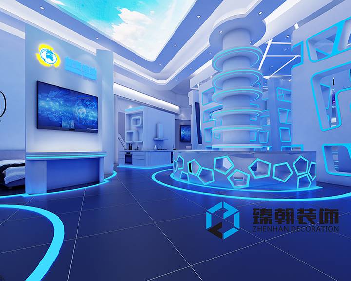 400㎡量子展厅设计案例