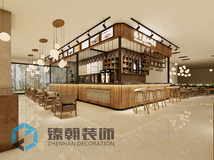 200平咖啡店装修设计案例
