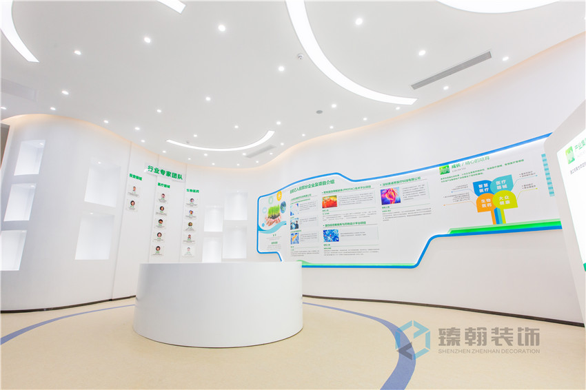 400㎡华因康展厅装修设计