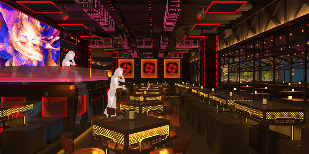600㎡VILA CLUB 酒吧装修设计