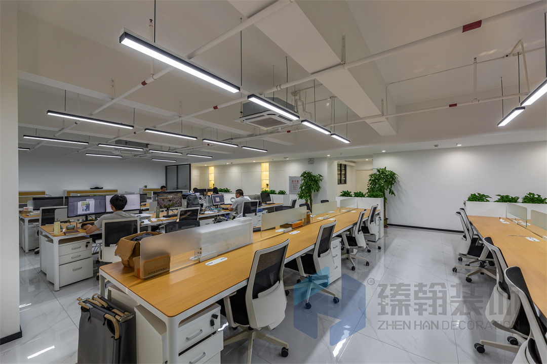 1500㎡得捷力东莞办公室厂房设计装修