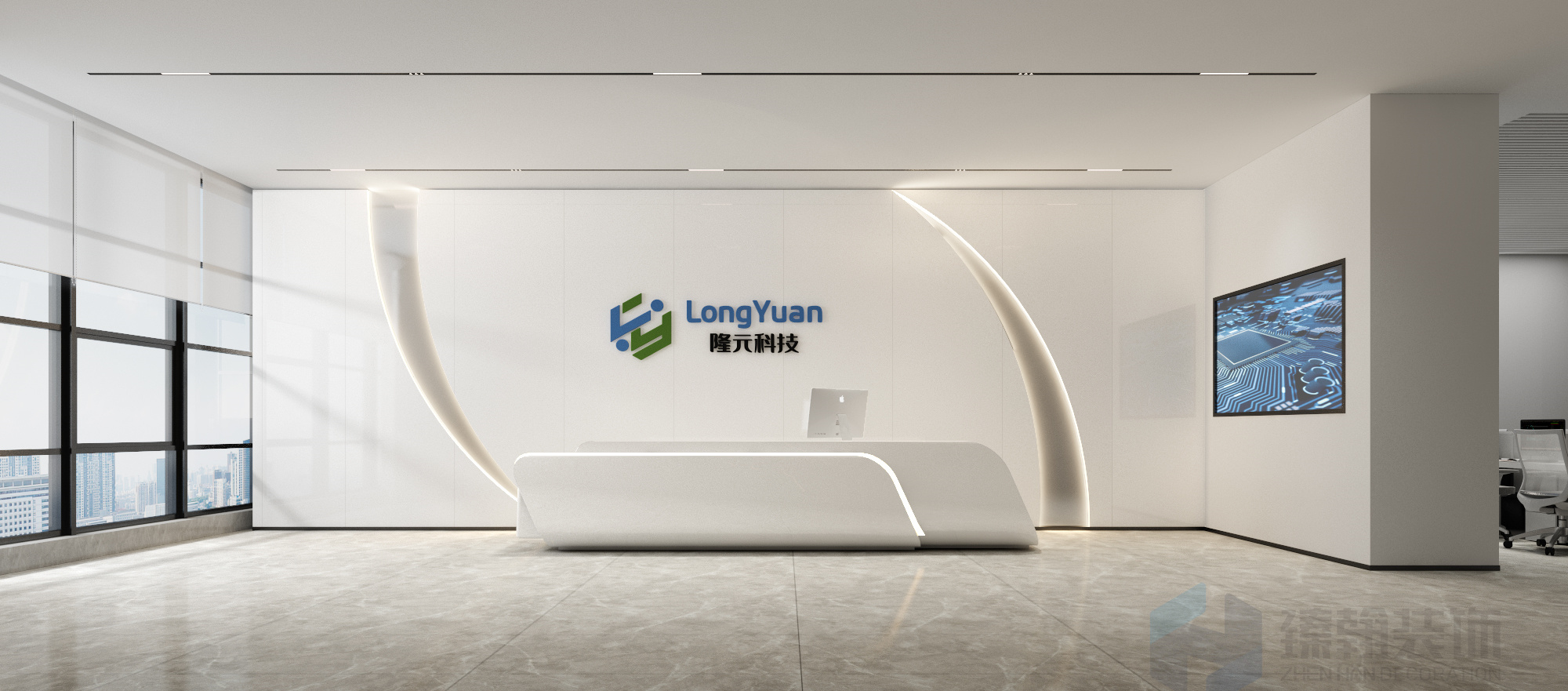 5000²广东隆元东莞办公室设计装修